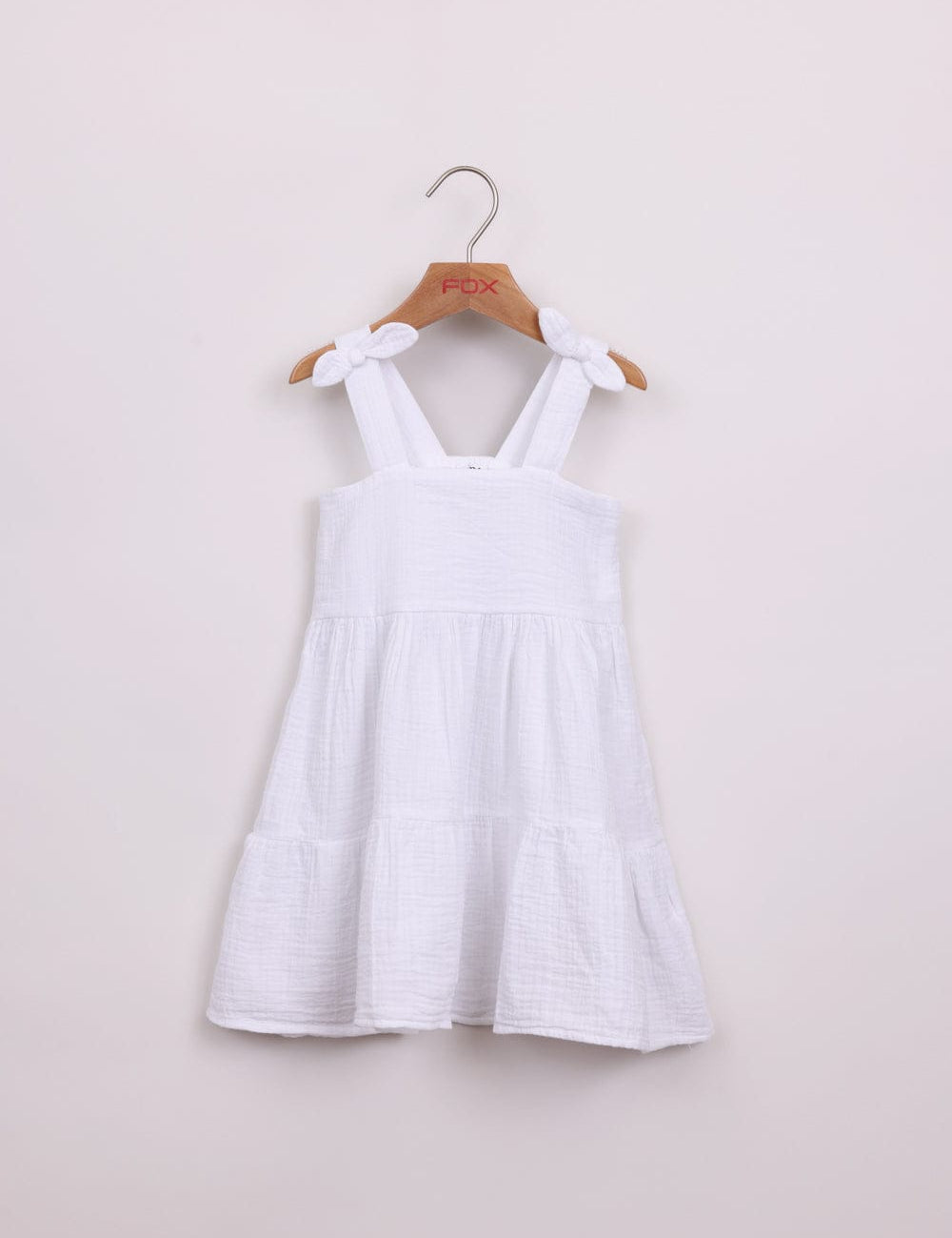 FOX תינוקות בנות אחר שמלת טטרה עם כתפיות שמלת טטרה עם כתפיות