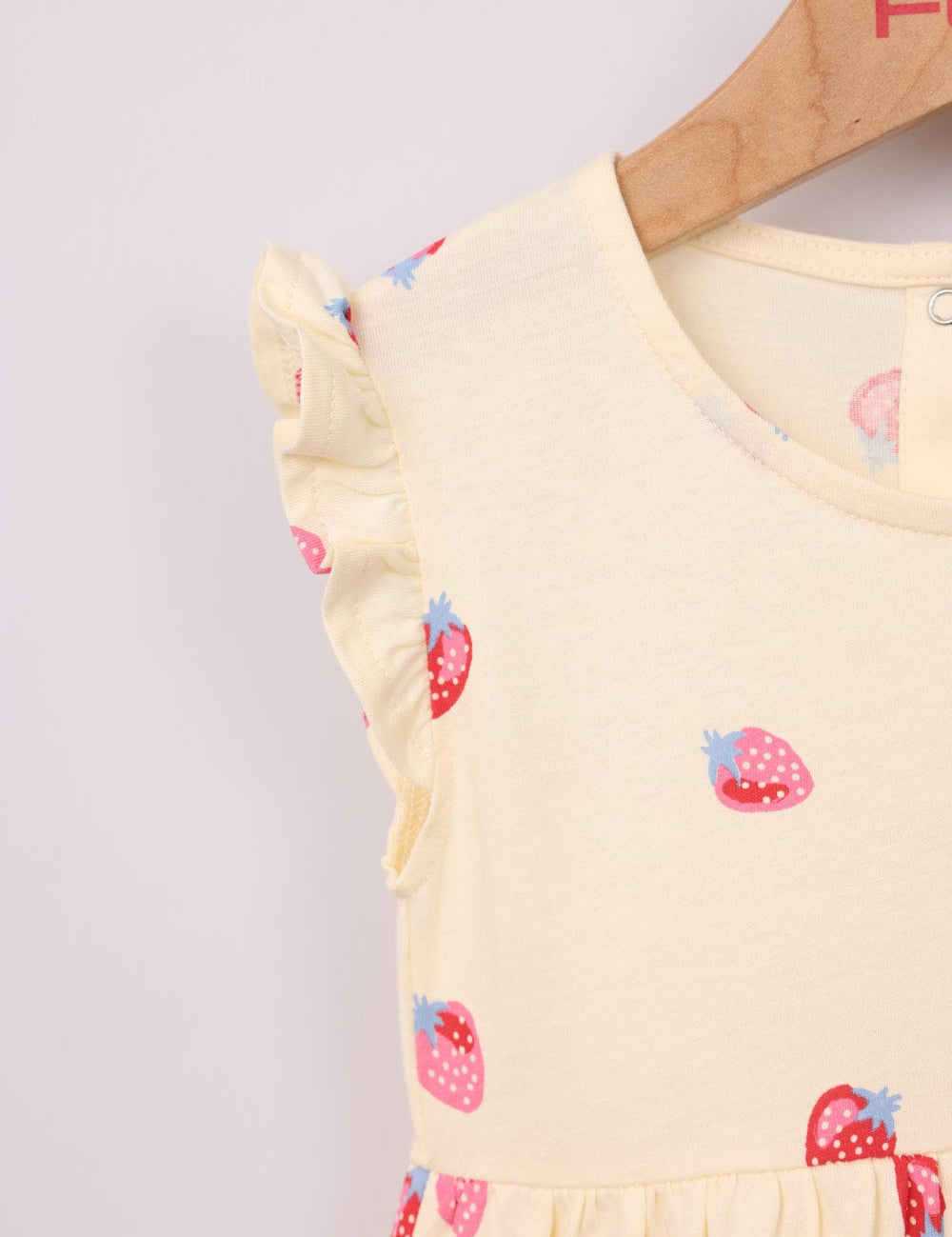 FOX תינוקות בנות אחר שמלה עם הדפס שמלה עם הדפס