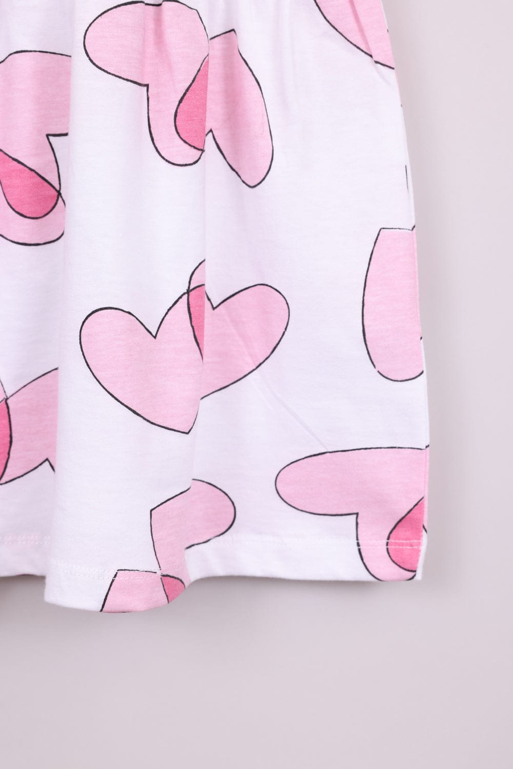 FOX תינוקות בנות אחר שמלה עם הדפס לבבות שמלה עם הדפס לבבות