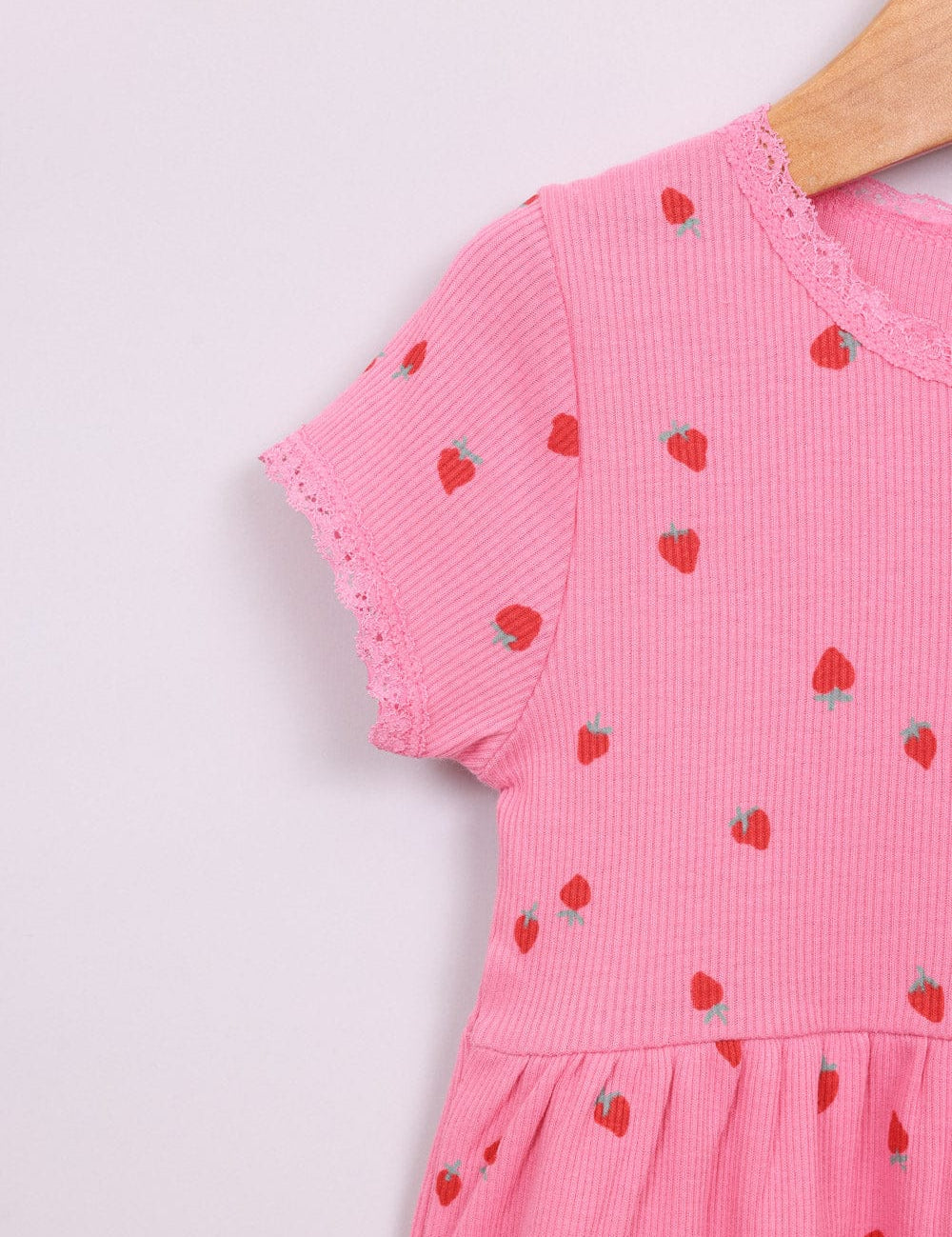 FOX תינוקות בנות אחר שמלה עם הדפס תותים שמלה עם הדפס תותים