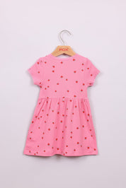 FOX תינוקות בנות אחר שמלה עם הדפס תותים שמלה עם הדפס תותים