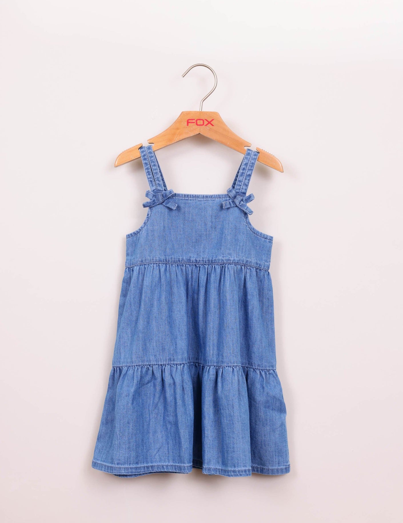 FOX תינוקות בנות אחר שמלת ג'ינס שמלת ג'ינס