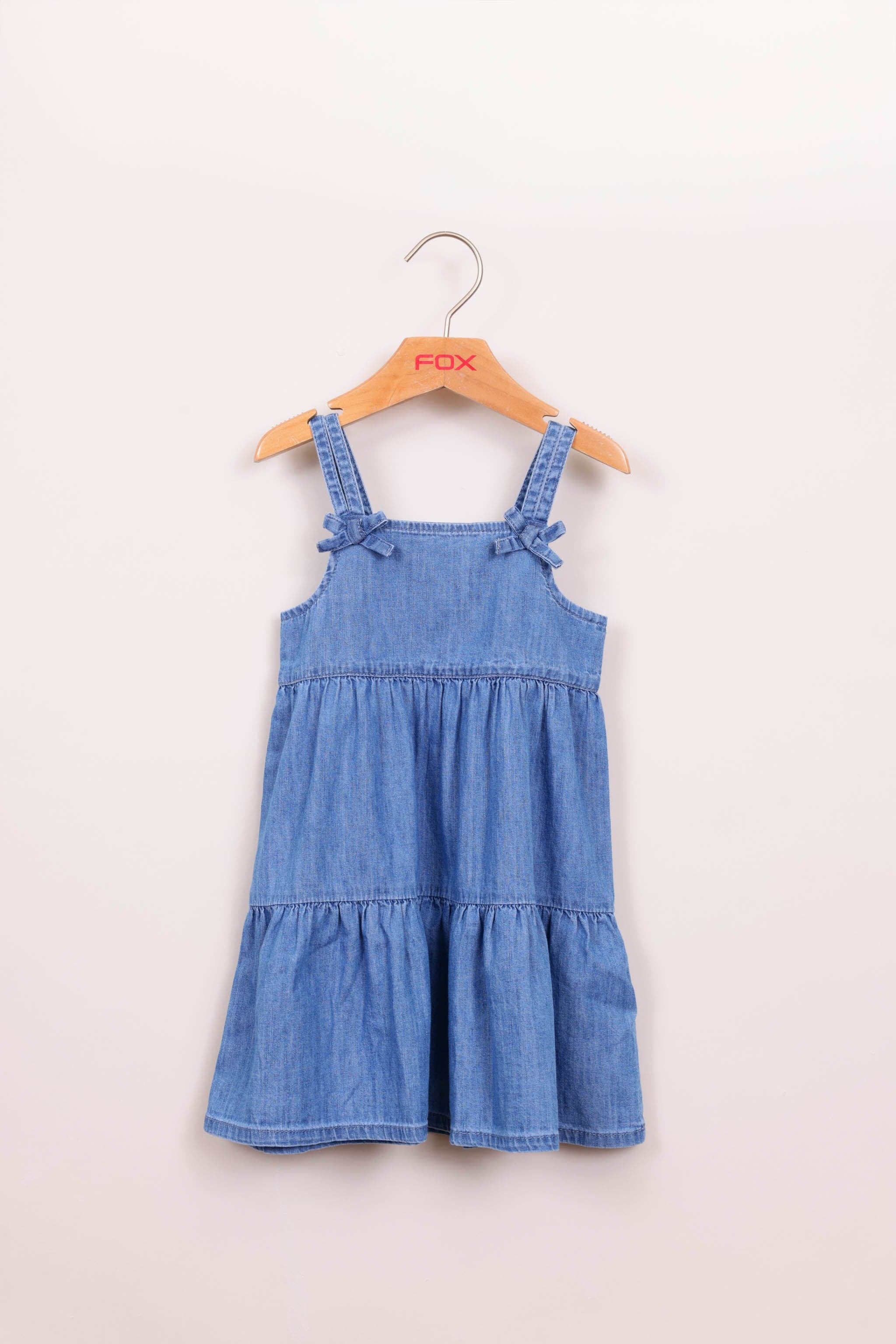 FOX תינוקות בנות אחר שמלת ג'ינס שמלת ג'ינס