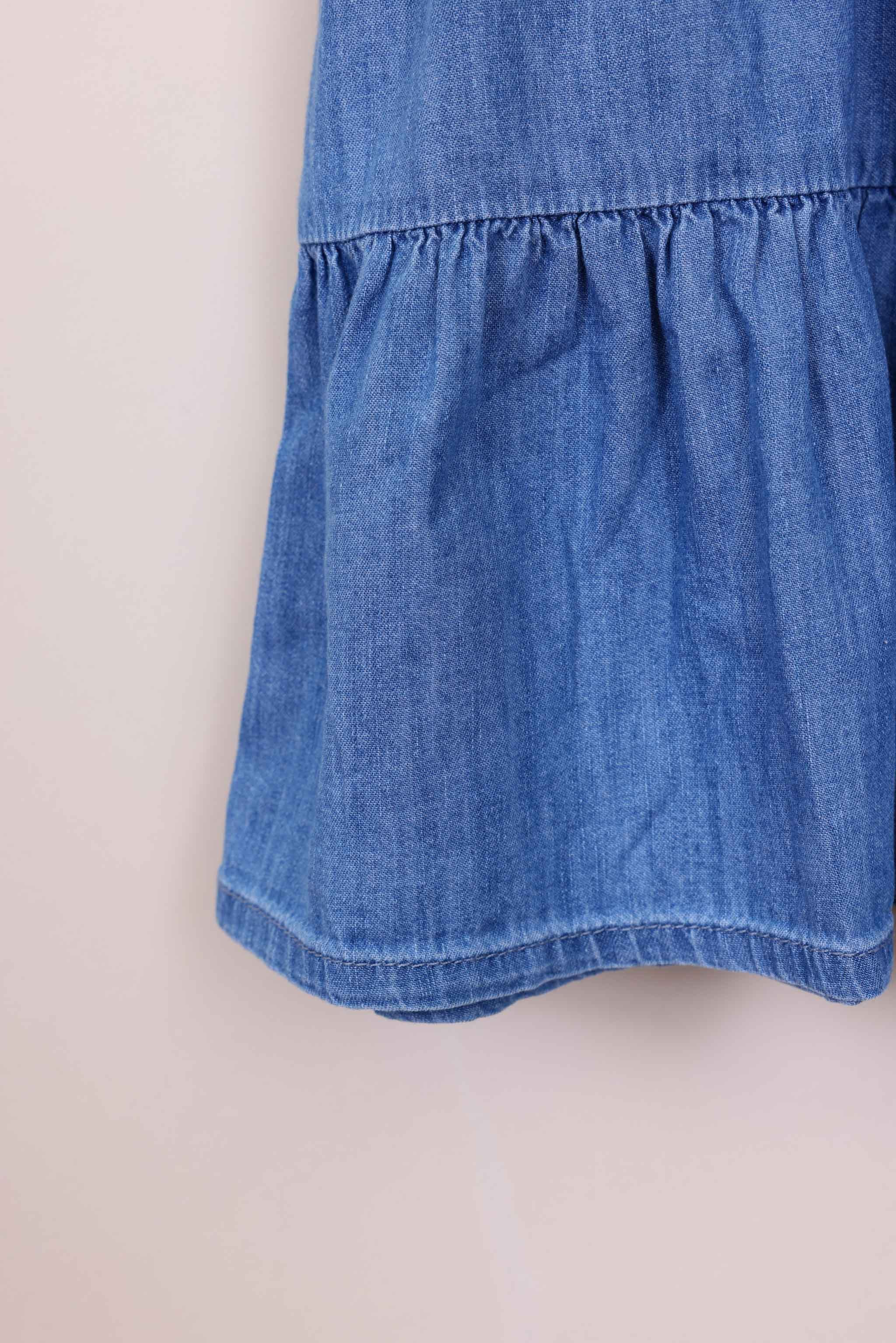 FOX תינוקות בנות אחר שמלת ג'ינס שמלת ג'ינס