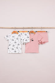 FOX תינוקות בנות אחר מארז 2 פיג'מות ממותגות מיני מאוס דיסני מארז 2 פיג'מות ממותגות מיני מאוס דיסני