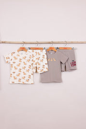 FOX תינוקות בנים אחר מארז 2 פיג'מות קצרות ממותגות מלך האריות מארז 2 פיג'מות קצרות ממותגות מלך האריות