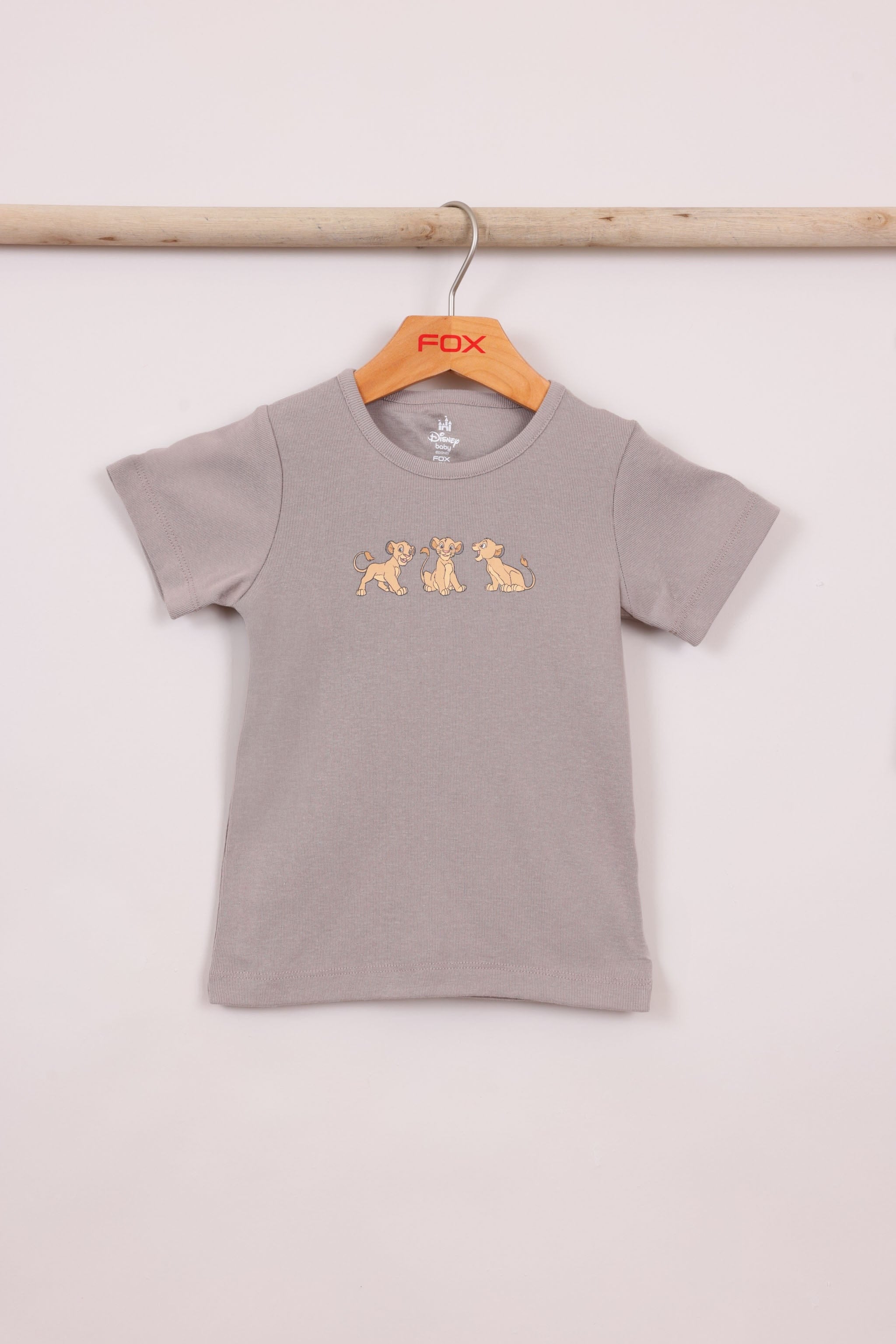 FOX תינוקות בנים אחר מארז 2 פיג'מות קצרות ממותגות מלך האריות מארז 2 פיג'מות קצרות ממותגות מלך האריות