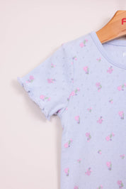 FOX תינוקות בנות אחר פיג'מה עם הדפס פיג'מה עם הדפס