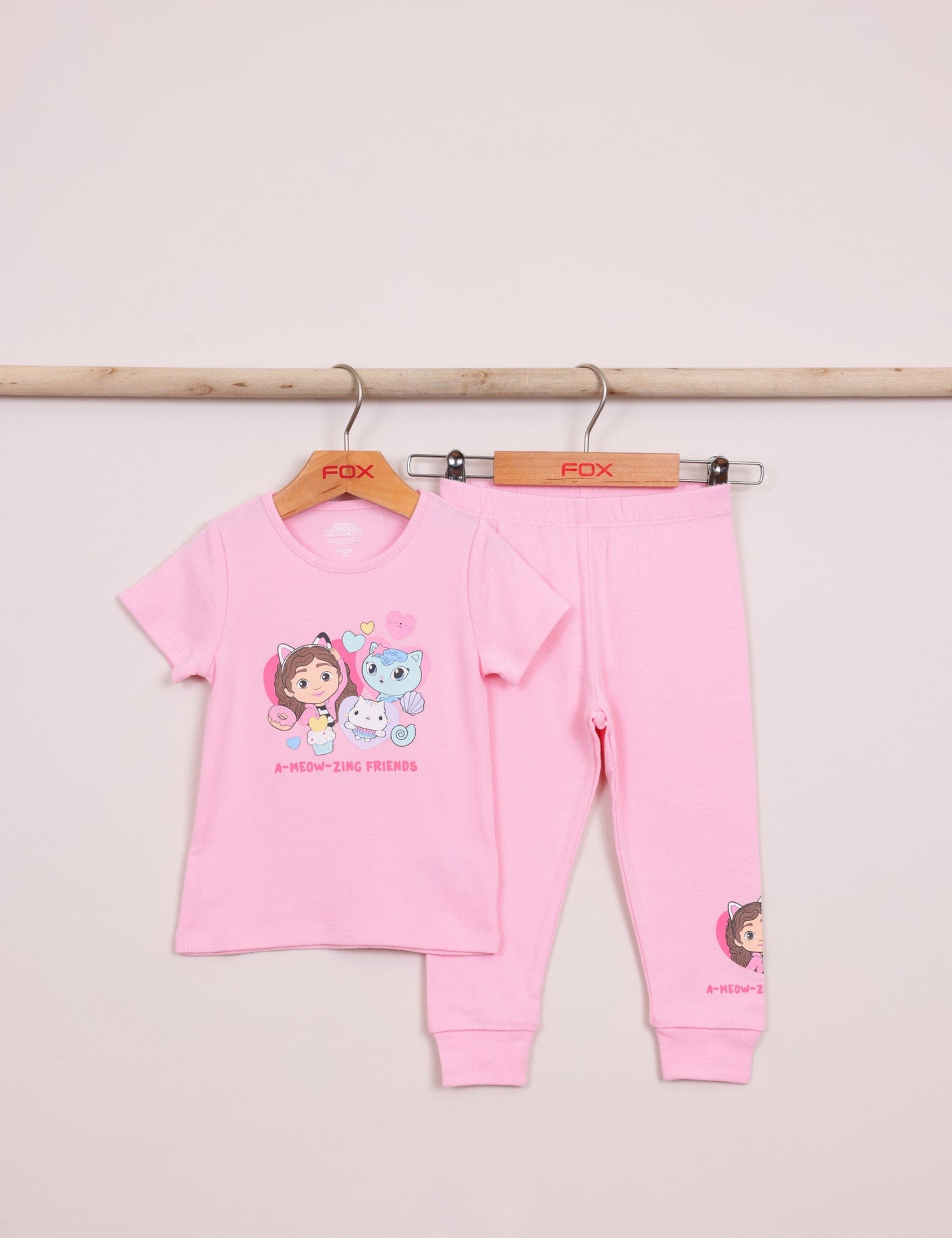 FOX תינוקות בנות אחר פיג'מה ממותגת בית הבובות של גבי פיג'מה ממותגת בית הבובות של גבי