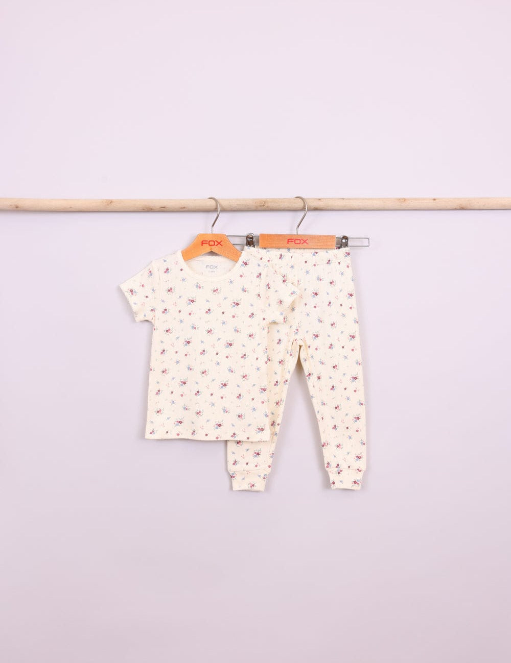 FOX תינוקות בנות אחר פיג'מה עם הדפס פיג'מה עם הדפס