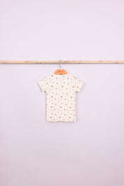 FOX תינוקות בנות אחר פיג'מה עם הדפס פיג'מה עם הדפס