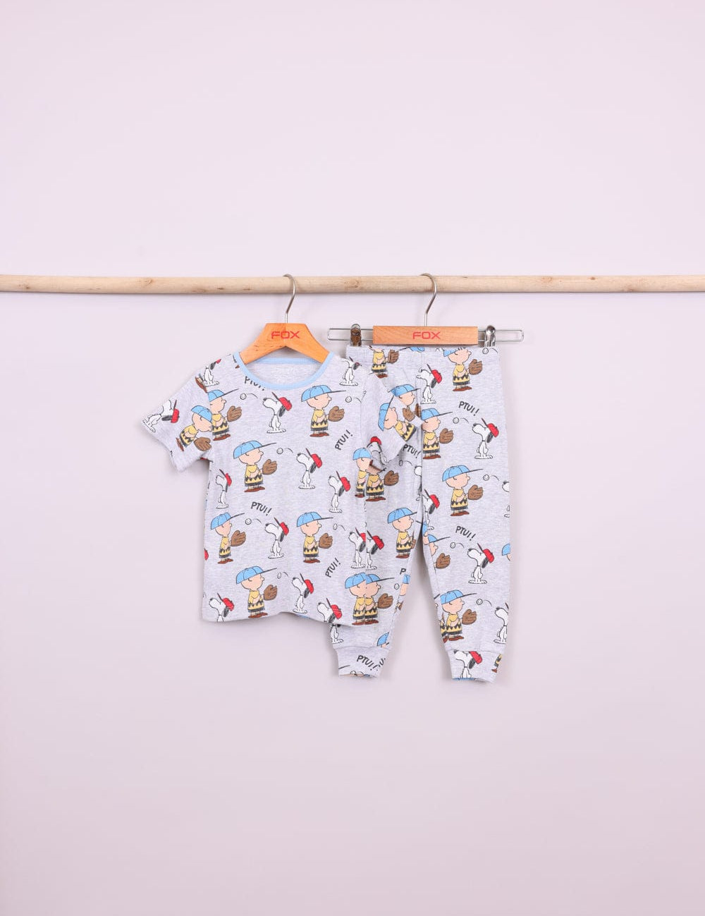 FOX תינוקות בנות אחר פיג'מה ממותגת סנופי פיג'מה ממותגת סנופי