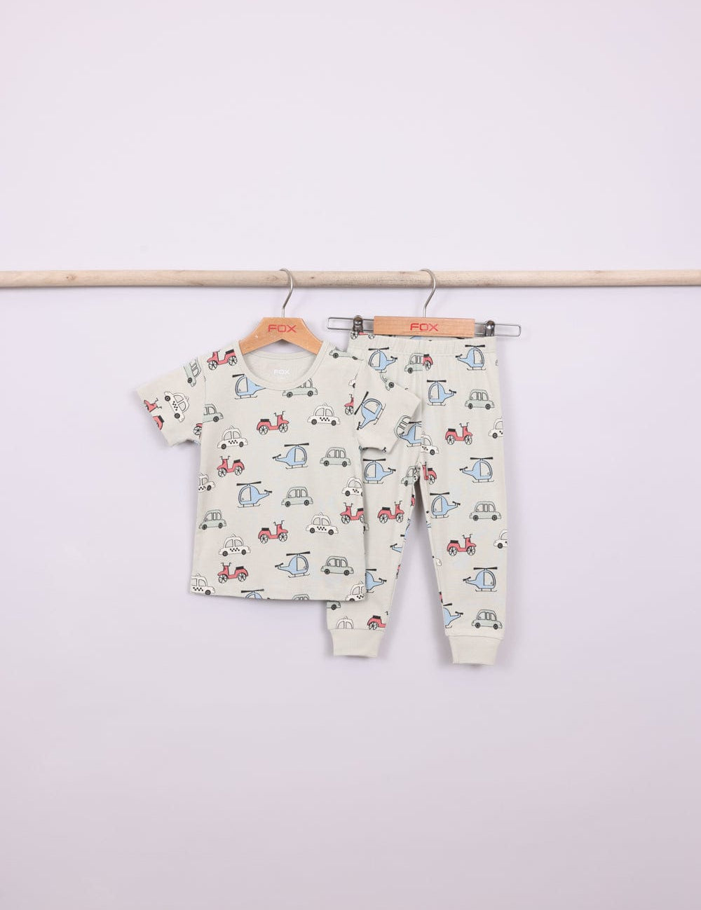 FOX תינוקות בנים אחר פיג'מה עם הדפס פיג'מה עם הדפס