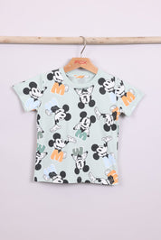 FOX תינוקות בנים אחר פיג'מה ממותגת מיקי מאוס דיסני פיג'מה ממותגת מיקי מאוס דיסני