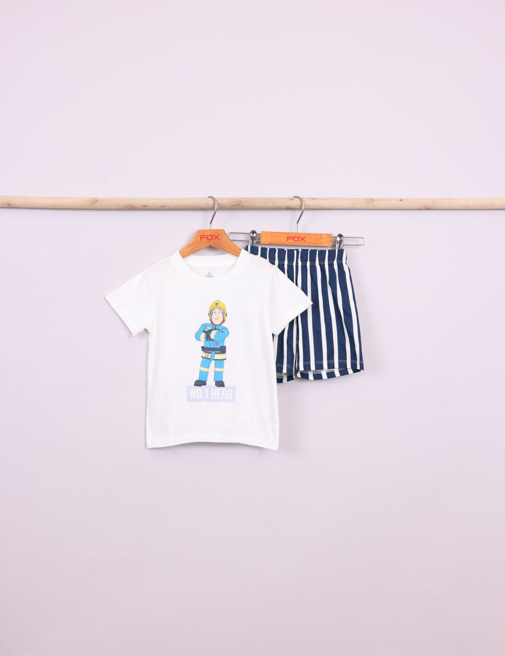 FOX תינוקות בנים אחר פיג'מה ממותגת סמי הכבאי פיג'מה ממותגת סמי הכבאי