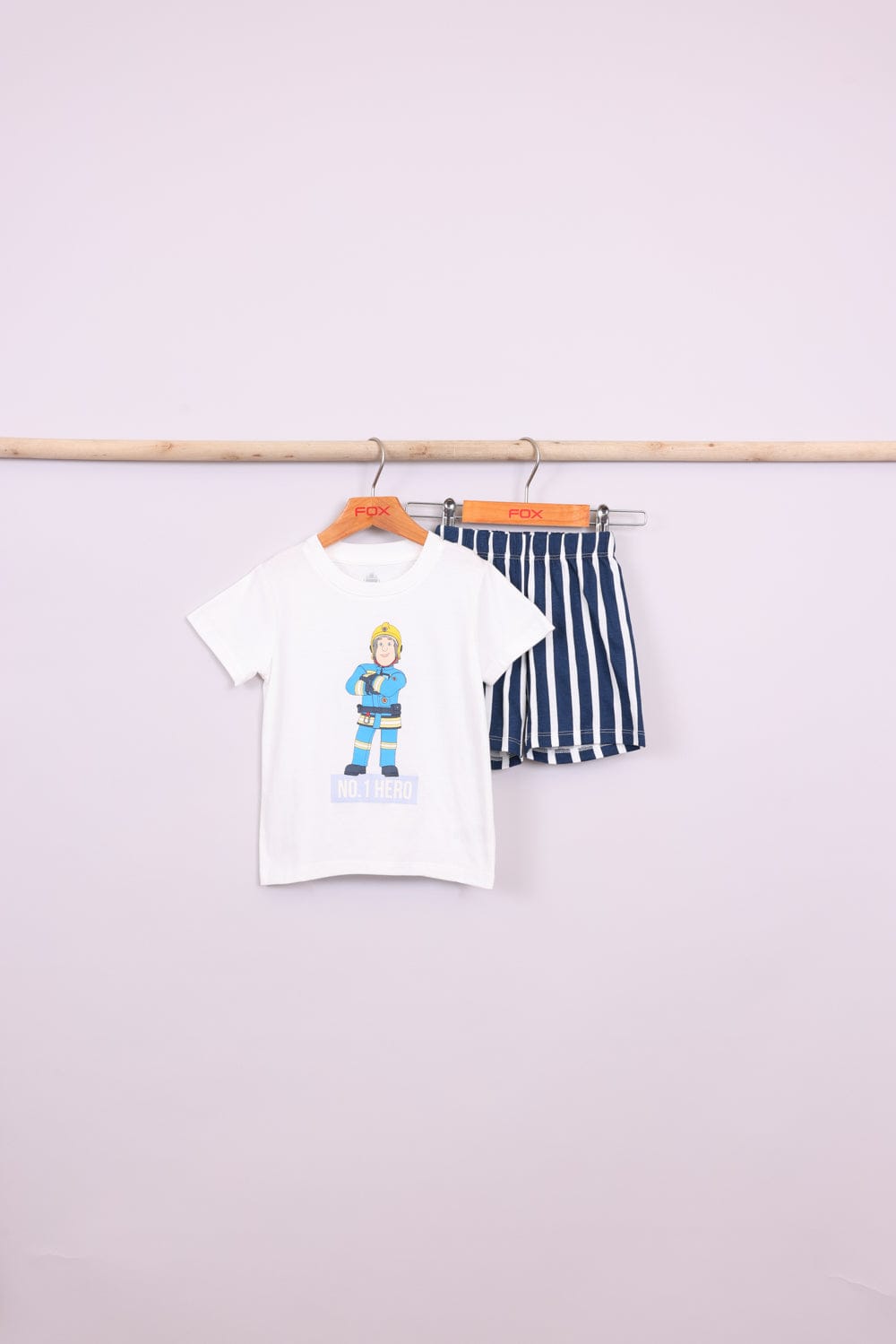 FOX תינוקות בנים אחר פיג'מה ממותגת סמי הכבאי פיג'מה ממותגת סמי הכבאי