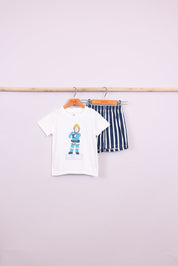 FOX תינוקות בנים אחר פיג'מה ממותגת סמי הכבאי פיג'מה ממותגת סמי הכבאי