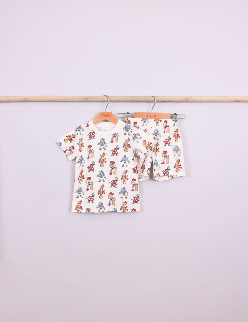 FOX תינוקות בנים אחר פיג'מה ממותגת צעצוע של סיפור דיסני פיג'מה ממותגת צעצוע של סיפור דיסני