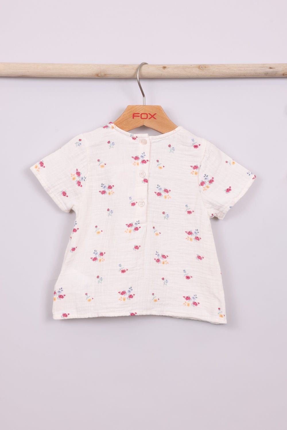 FOX תינוקות בנות אחר סט חולצה ומכנסיים פרחוניים סט חולצה ומכנסיים פרחוניים