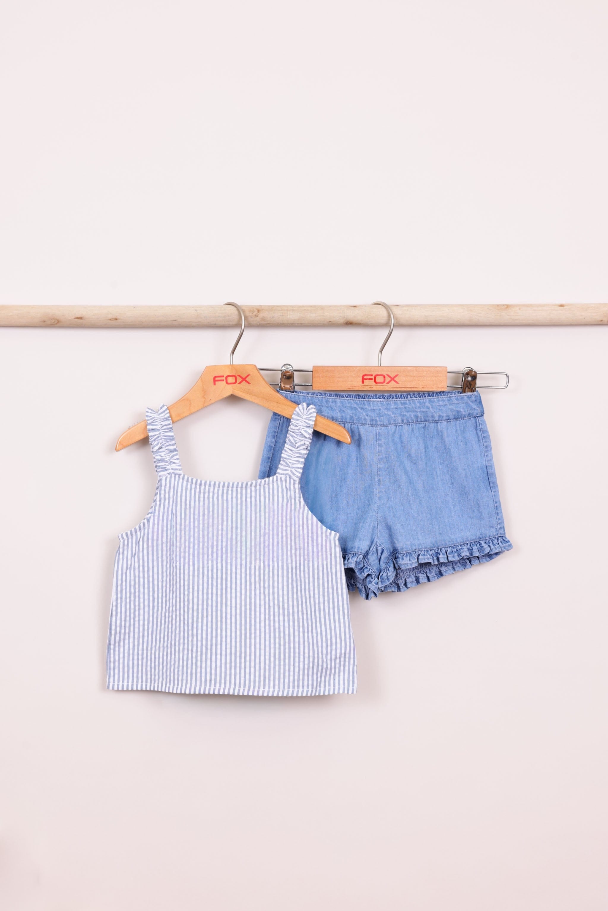 FOX תינוקות בנות אחר סט גופיה ומכנסיים סט גופיה ומכנסיים