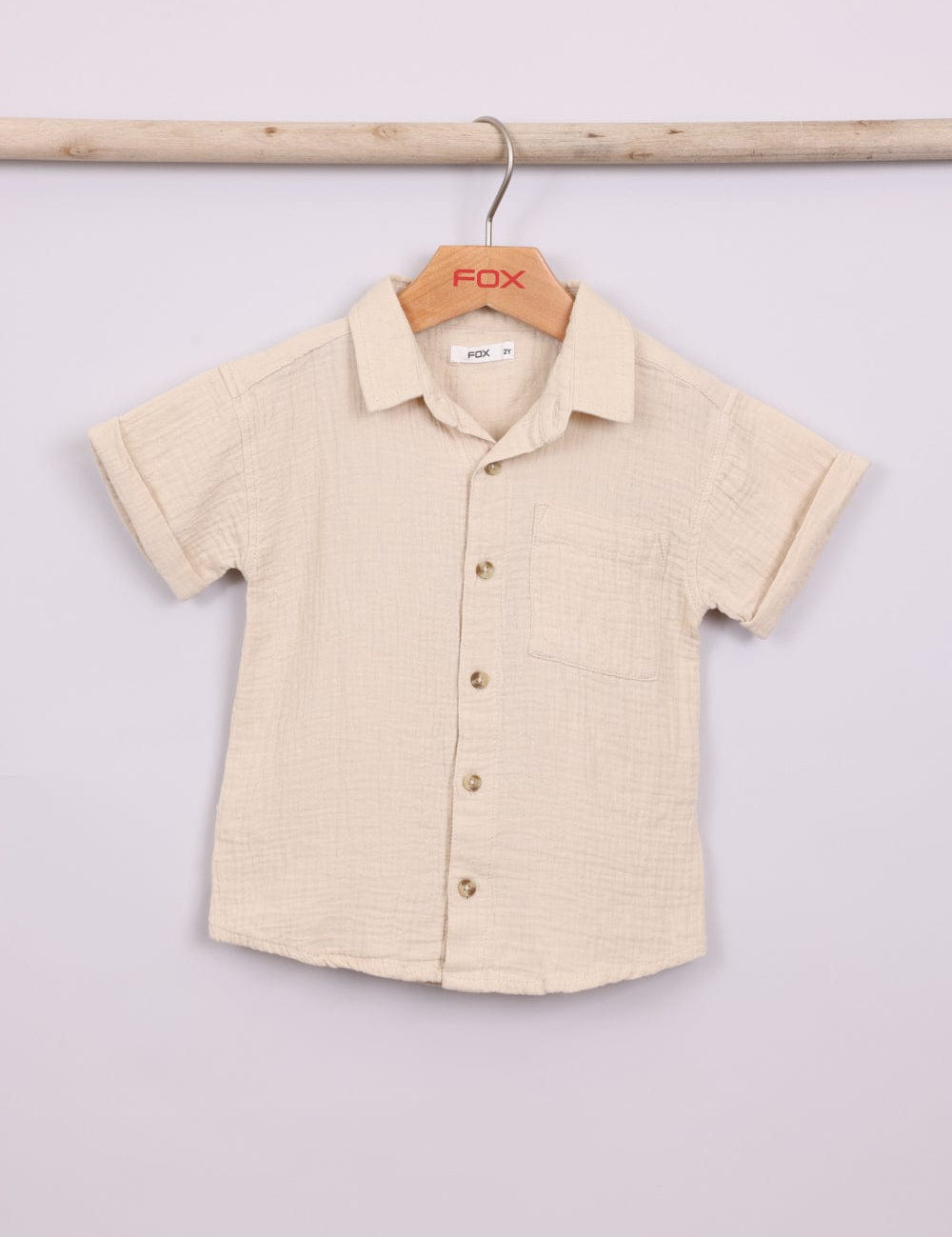 FOX תינוקות בנים אחר סט מכופתרת ושורט סט מכופתרת ושורט