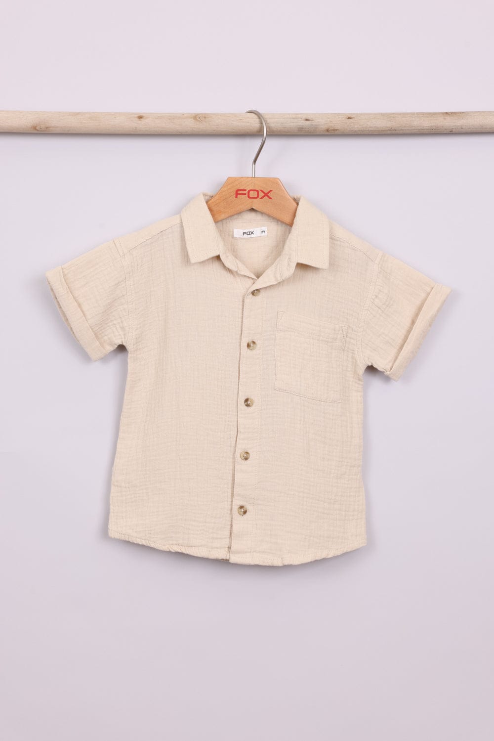 FOX תינוקות בנים אחר סט מכופתרת ושורט סט מכופתרת ושורט