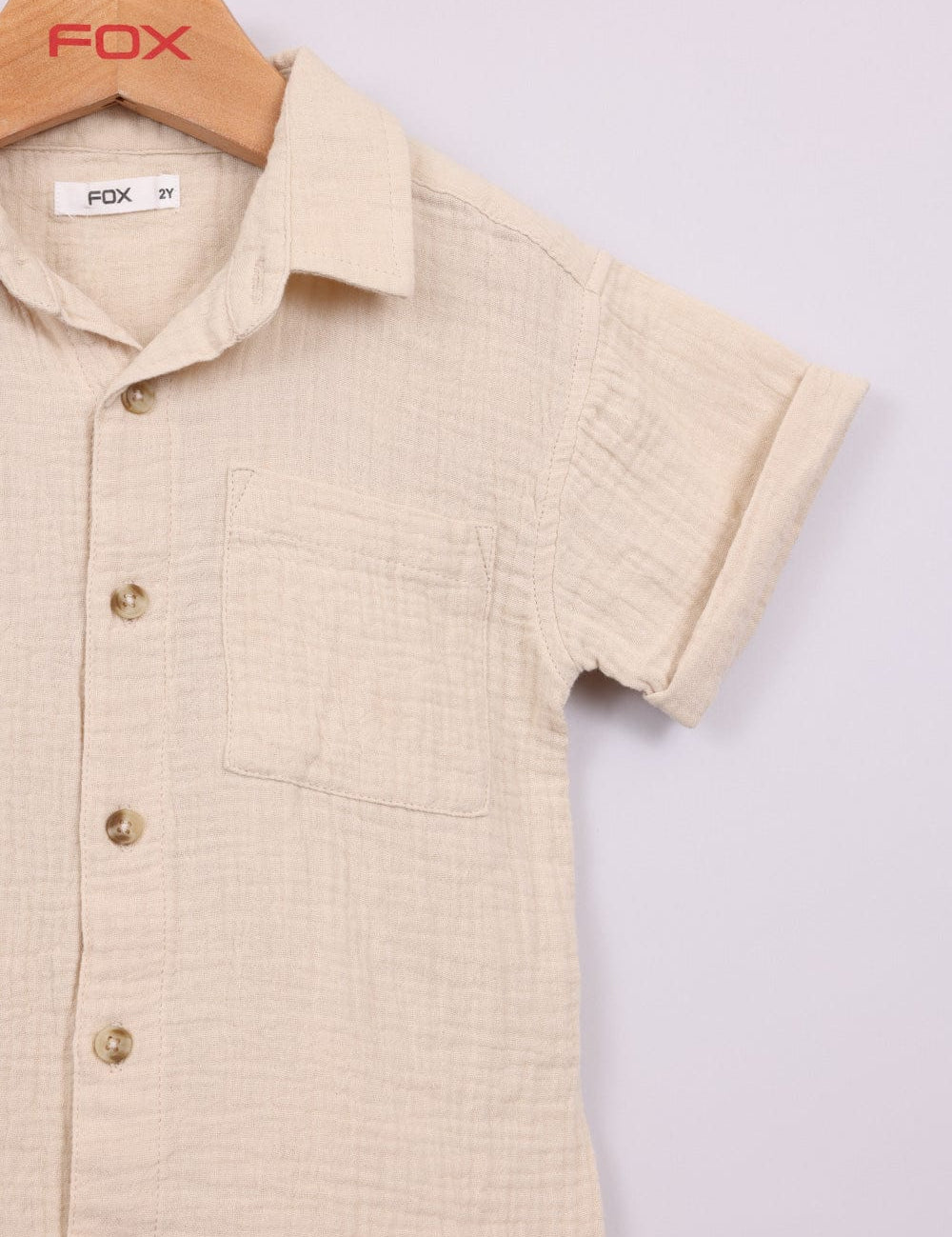 FOX תינוקות בנים אחר סט מכופתרת ושורט סט מכופתרת ושורט