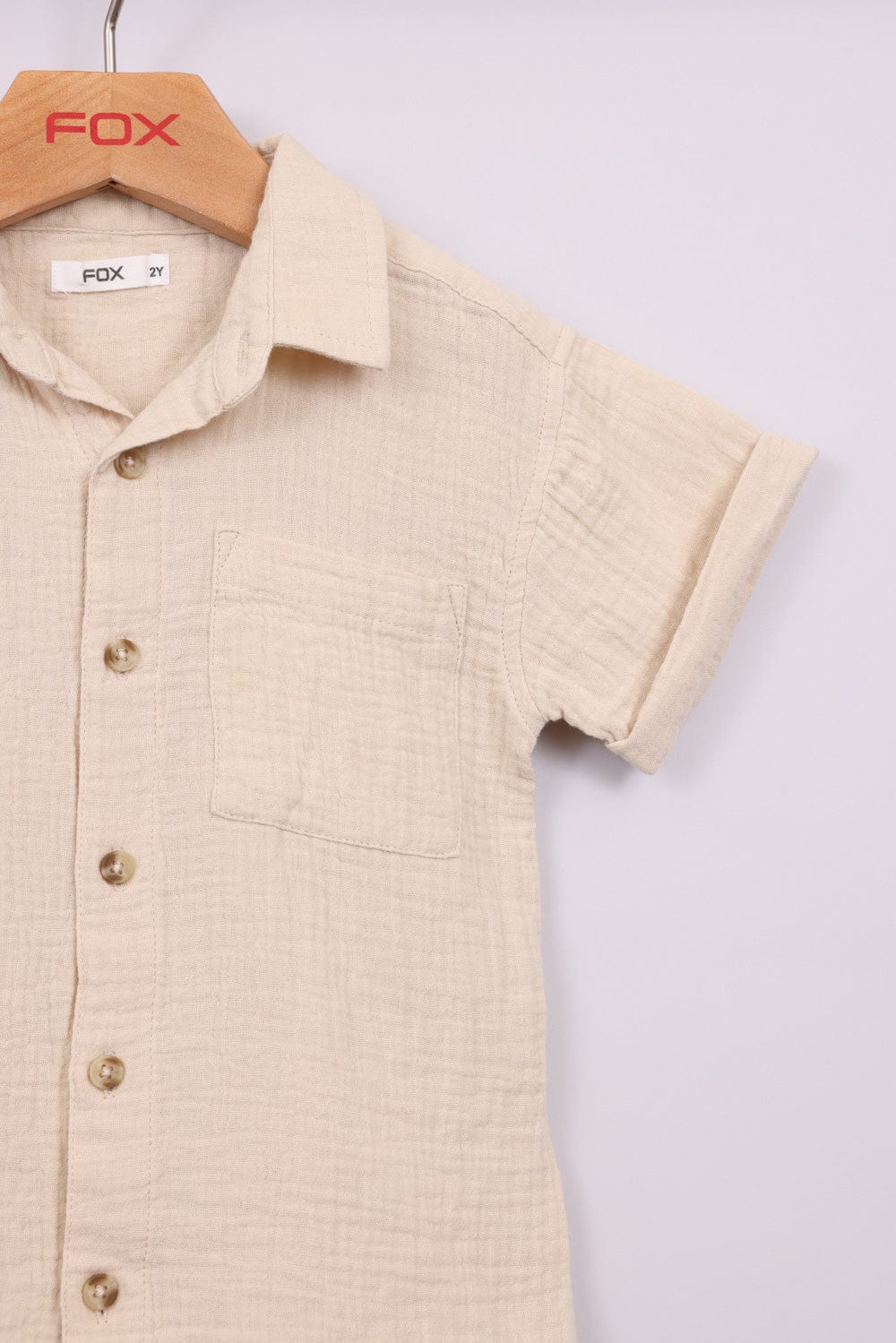 FOX תינוקות בנים אחר סט מכופתרת ושורט סט מכופתרת ושורט