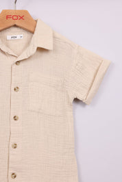 FOX תינוקות בנים אחר סט מכופתרת ושורט סט מכופתרת ושורט