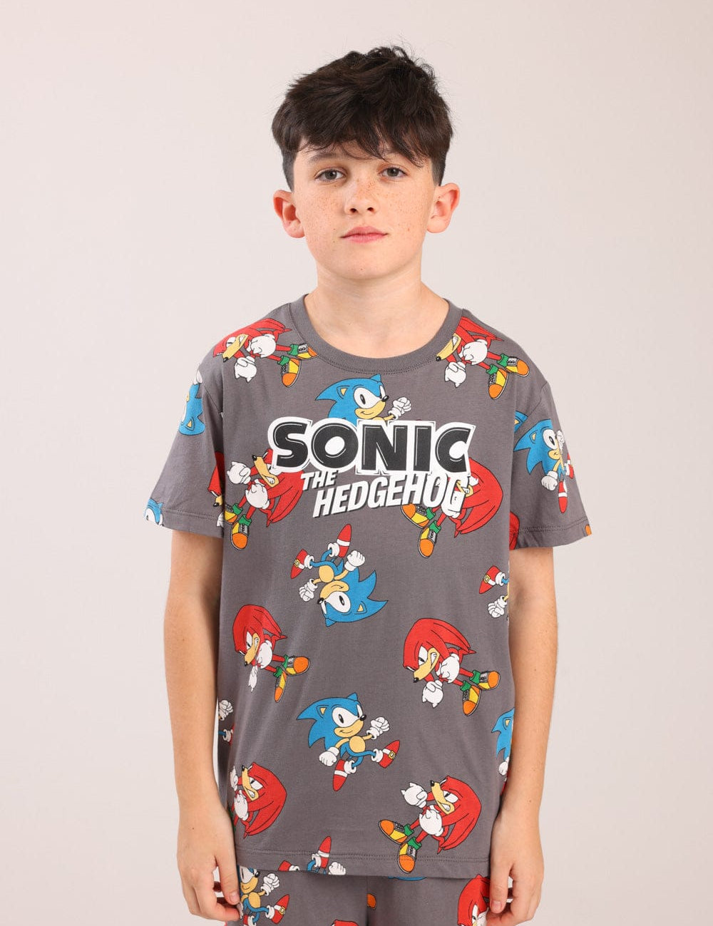FOX בנים אחר פיג'מה ממותגת סוניק פיג'מה ממותגת סוניק