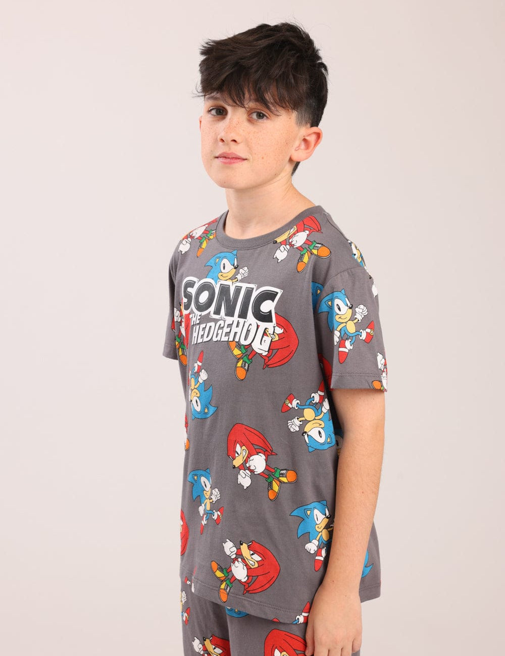 FOX בנים אחר פיג'מה ממותגת סוניק פיג'מה ממותגת סוניק