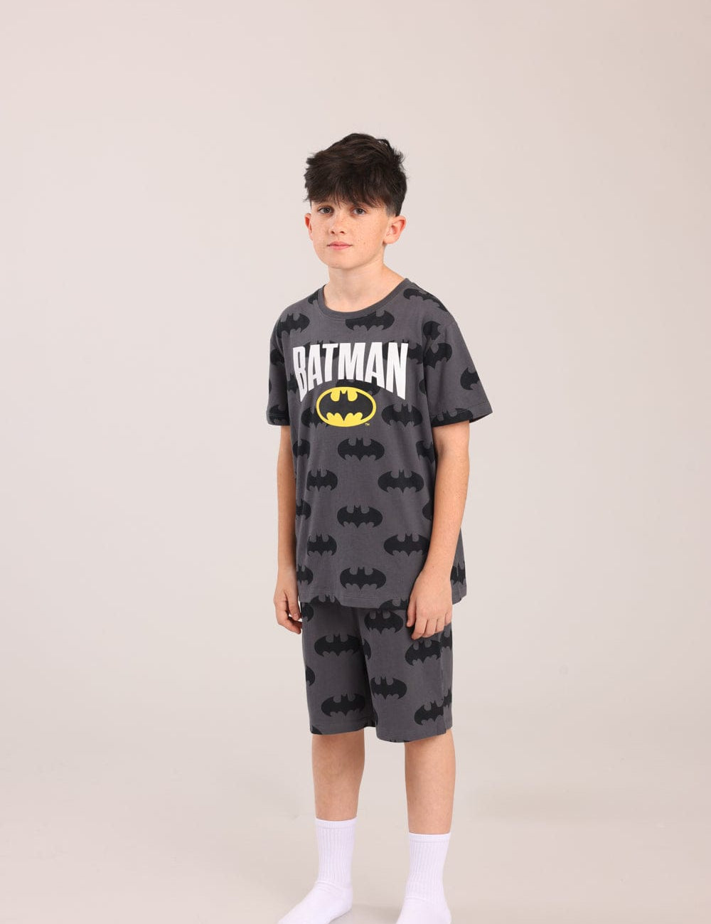 FOX בנים אחר פיג'מה ממותגת באטמן פיג'מה ממותגת באטמן
