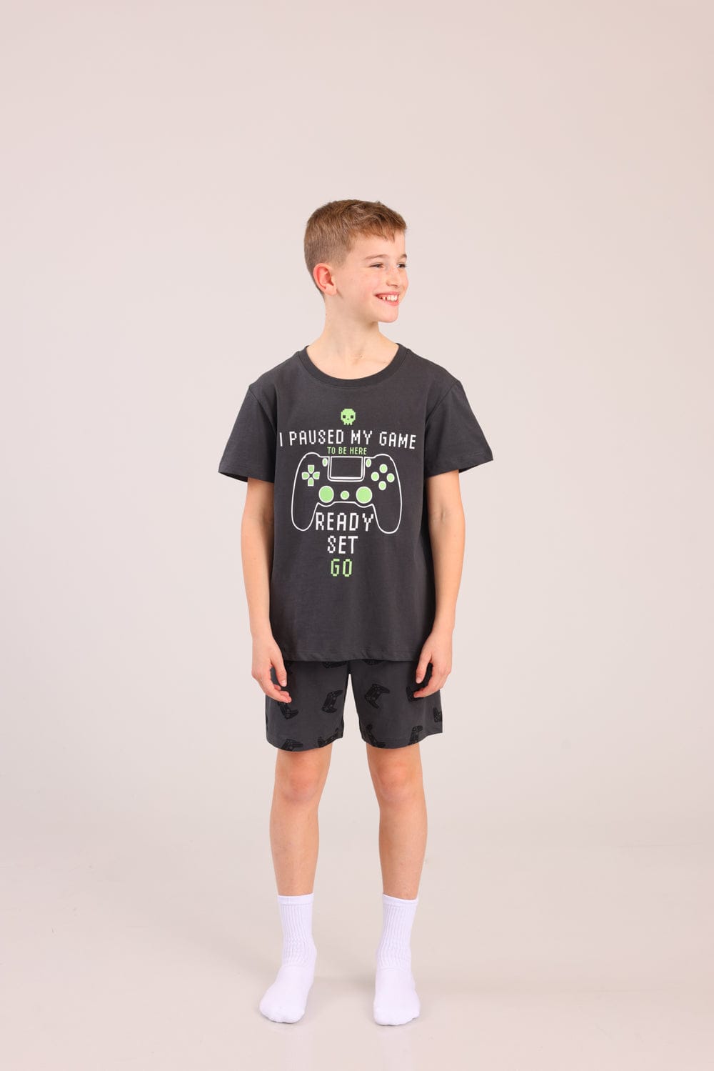 FOX בנים אחר פיג'מה עם הדפס פיג'מה עם הדפס