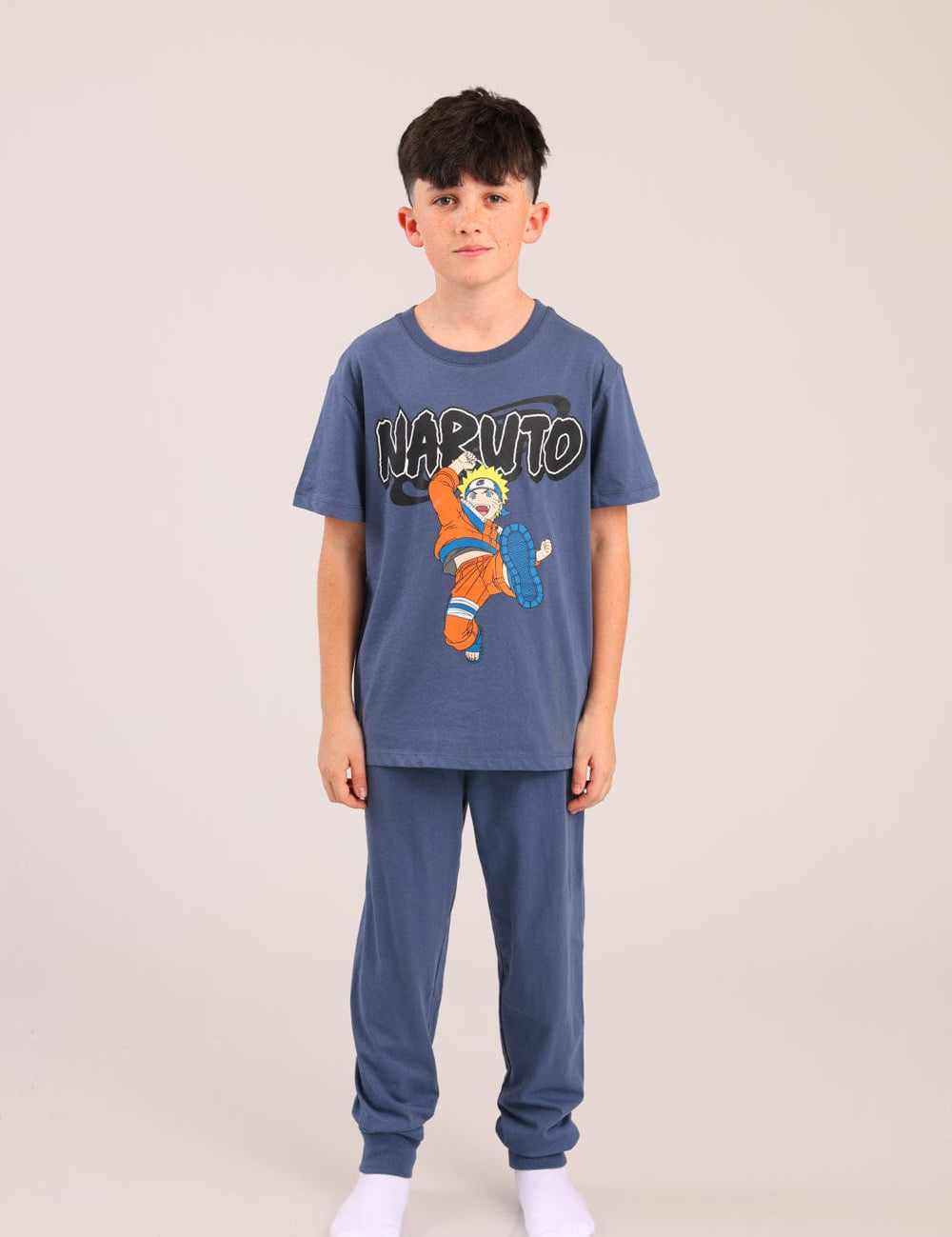 FOX בנים אחר פיג'מה ממותגת נארוטו פיג'מה ממותגת נארוטו