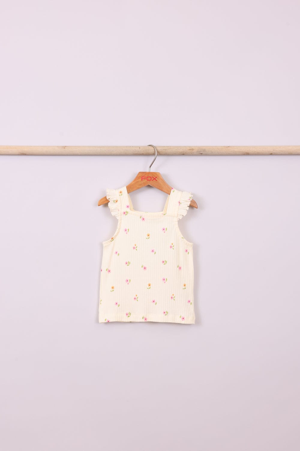 FOX תינוקות בנות אחר מארז גופיה ושורט עם הדפס מארז גופיה ושורט עם הדפס