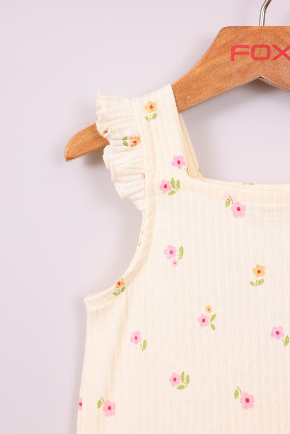 FOX תינוקות בנות אחר מארז גופיה ושורט עם הדפס מארז גופיה ושורט עם הדפס