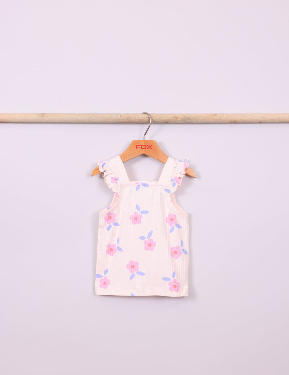 FOX תינוקות בנות אחר מארז גופיה ושורט עם הדפס מארז גופיה ושורט עם הדפס