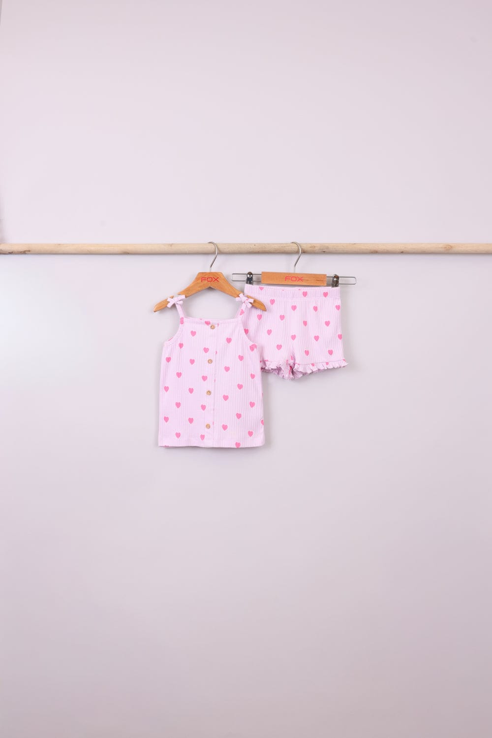 FOX תינוקות בנות אחר מארז גופיה ושורט עם הדפס מארז גופיה ושורט עם הדפס