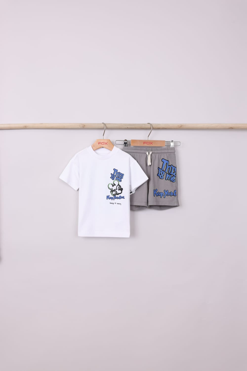 FOX תינוקות בנים אחר מארז חולצה ומכנסיים ממותגים מיקי מאוס דיסני מארז חולצה ומכנסיים ממותגים מיקי מאוס דיסני