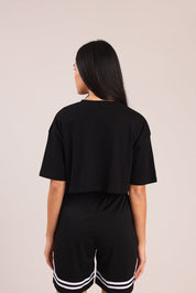 FOX נשים חולצה חולצת קרופ FOX | חולצה עם דפוס | קנה עכשיו