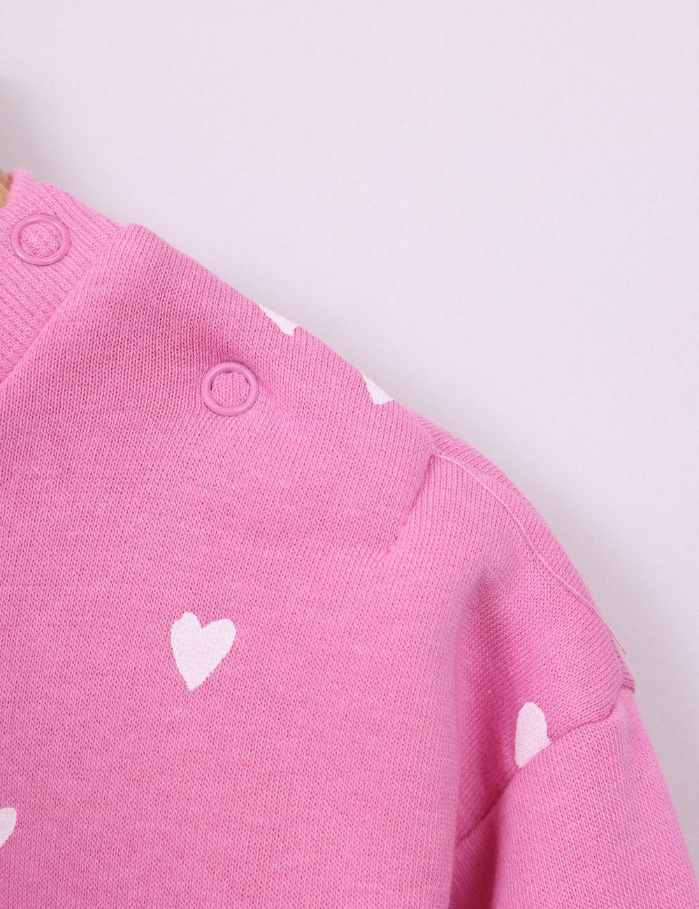 FOX תינוקות בנות פוטרים פוטר עם הדפס לבבות פוטר עם הדפס לבבות