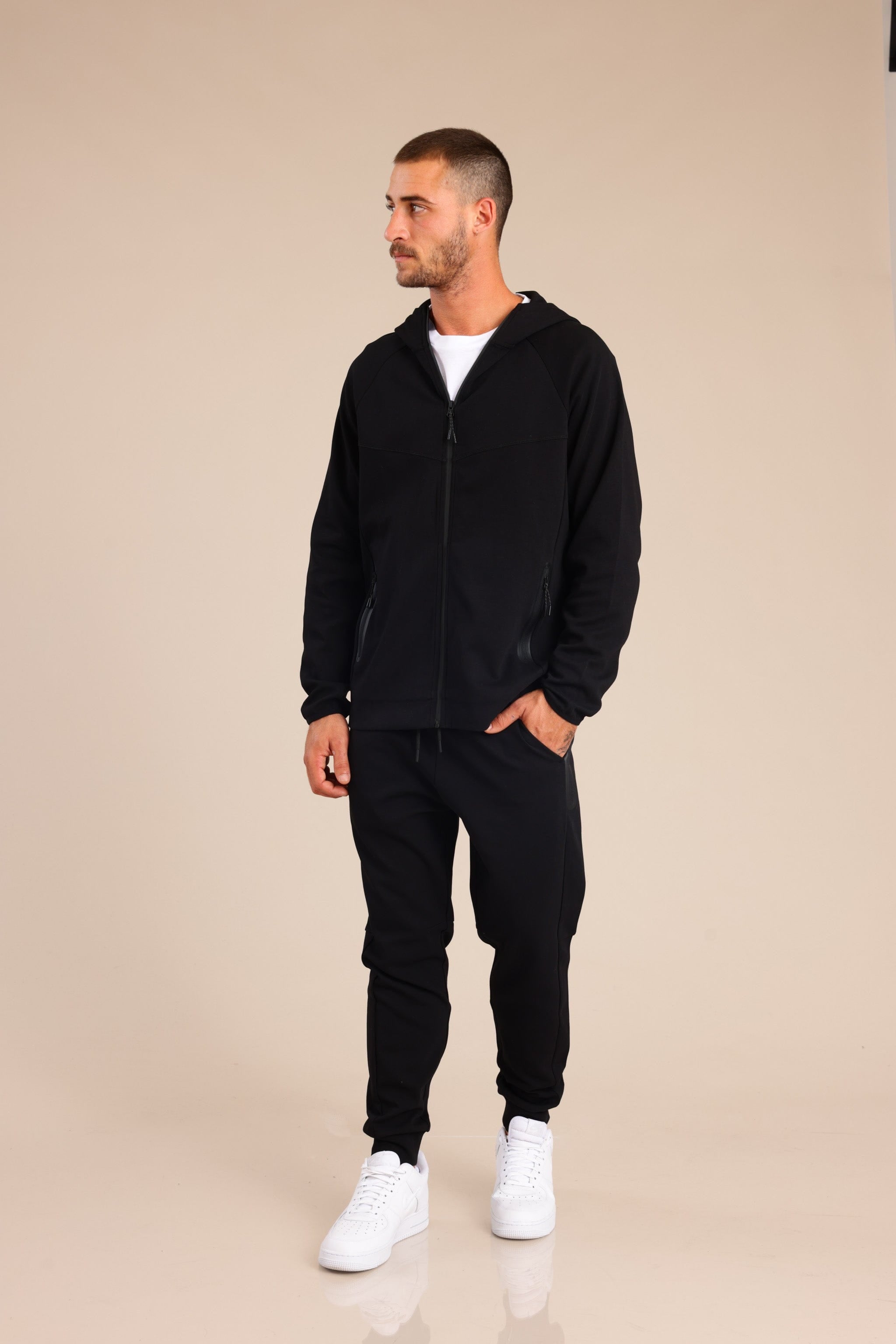 FOX גברים פוטרים מכנסי טק ארוכים מכנסי טק ארוכים