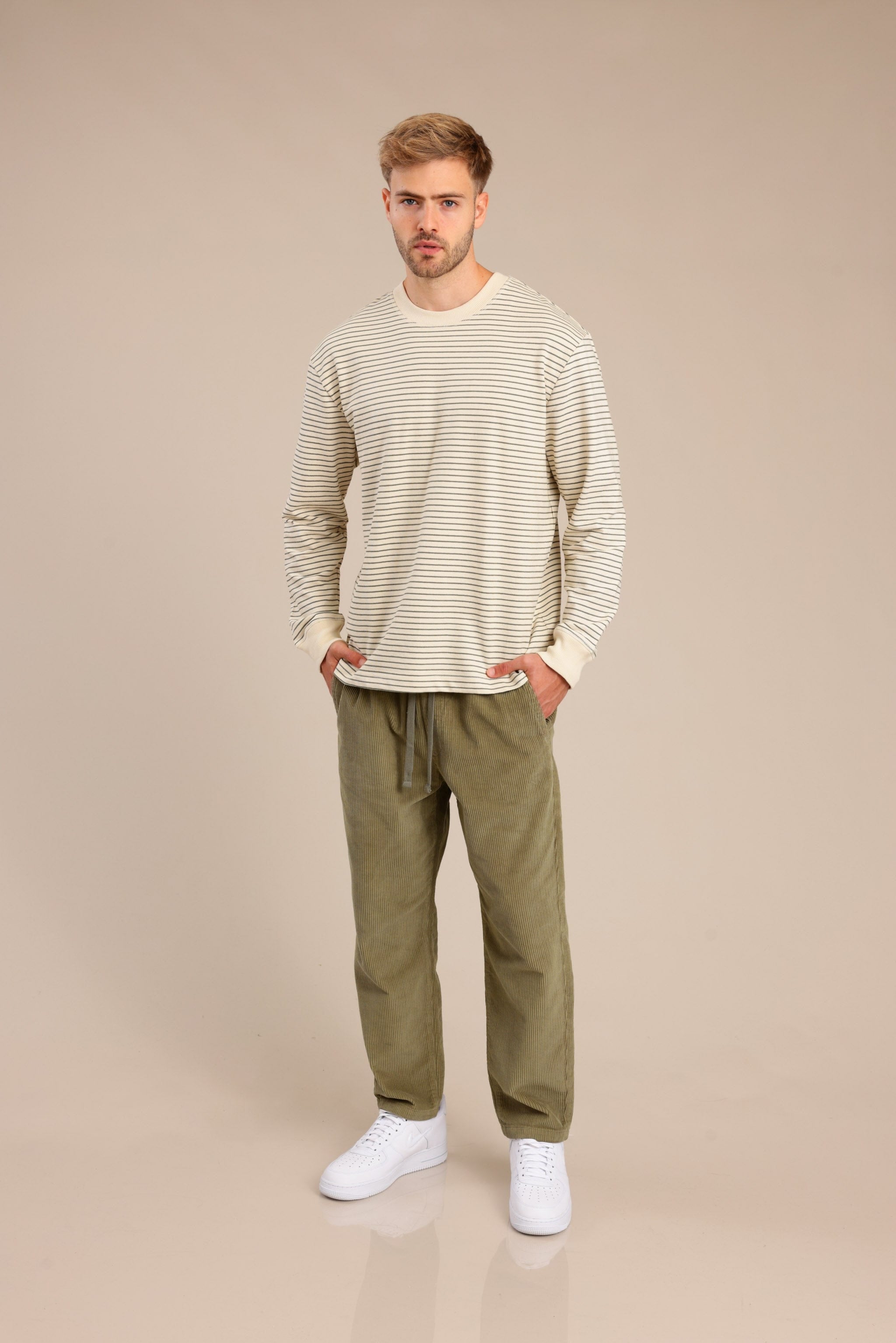 FOX גברים מכנסיים מכנסי אריג מכנסי אריג