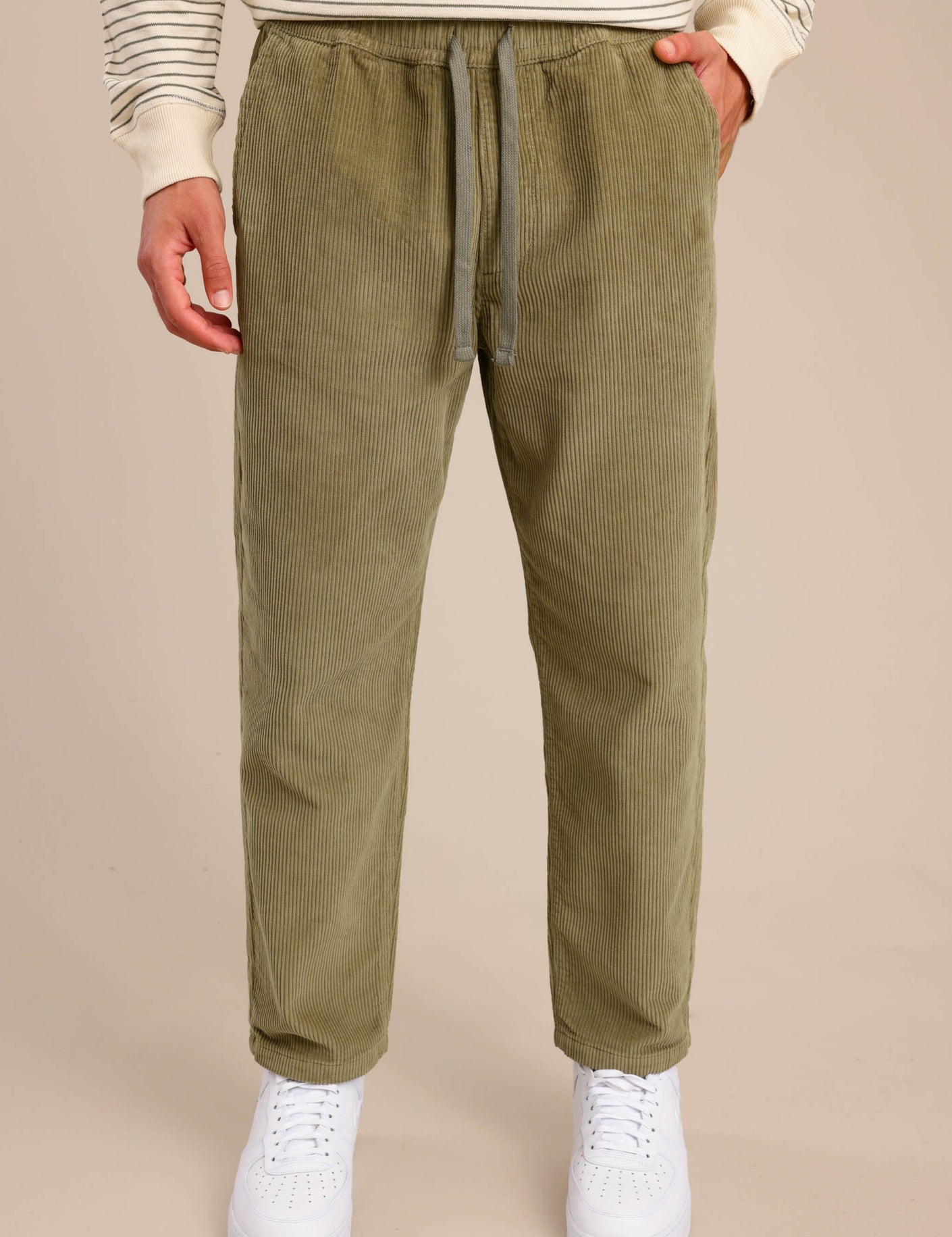 FOX גברים מכנסיים מכנסי אריג מכנסי אריג