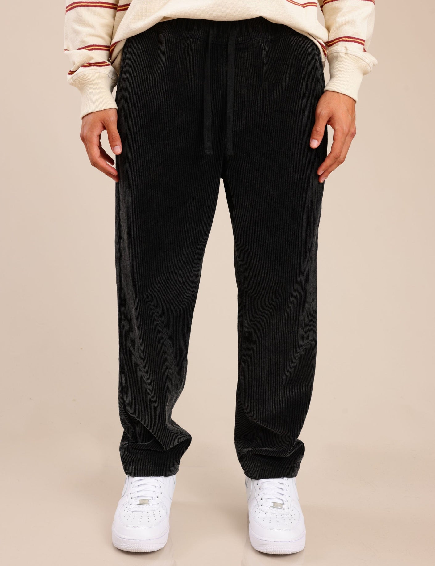 FOX גברים מכנסיים מכנסי אריג מכנסי אריג