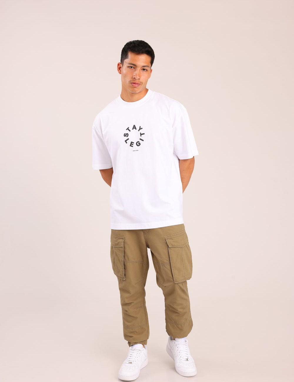 FOX גברים מכנסיים ארוכים מכנסי אריג מכנסי אריג