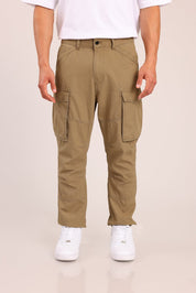 FOX גברים מכנסיים ארוכים מכנסי אריג מכנסי אריג