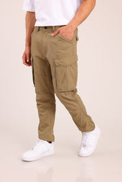 FOX גברים מכנסיים ארוכים מכנסי אריג מכנסי אריג