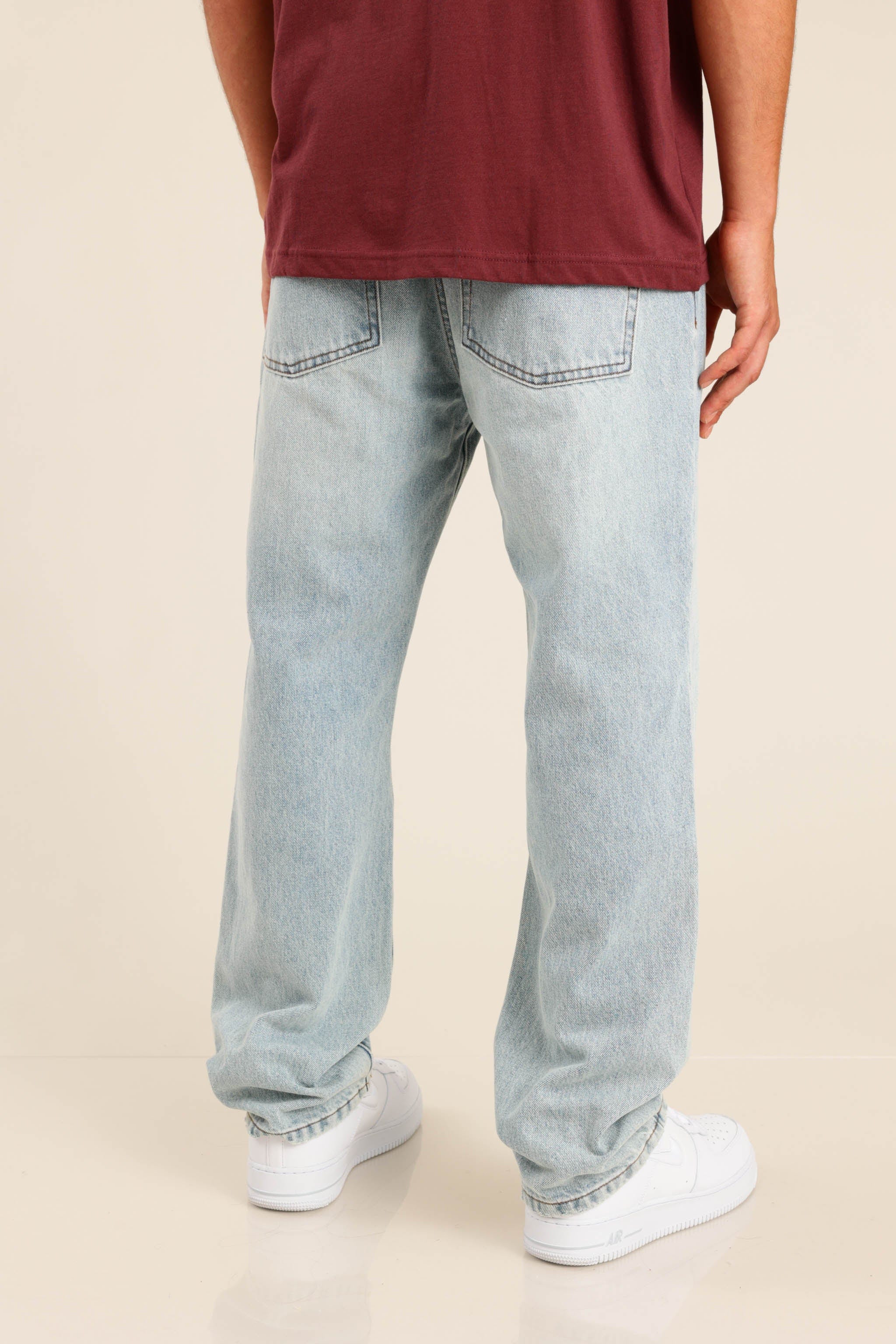 FOX FOX מכנסיים ג'ינס BAGGY ג'ינס BAGGY