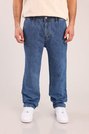 FOX גברים מכנסיים ארוכים ג'ינס WIDE ג'ינס WIDE